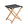 Klapphocker | Outdoor Market | Schwarz/Beige