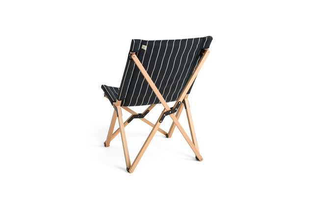 Klappstuhl | Outdoor Market | Schwarz/Beige