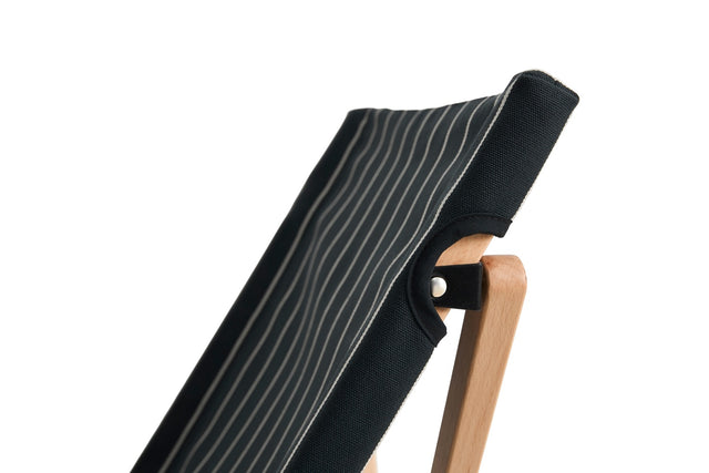 Klappstuhl | Outdoor Market | Schwarz/Beige