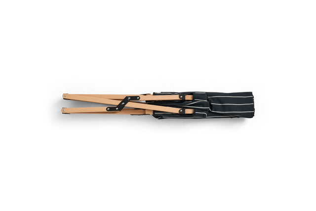 Klappstuhl | Outdoor Market | Schwarz/Beige