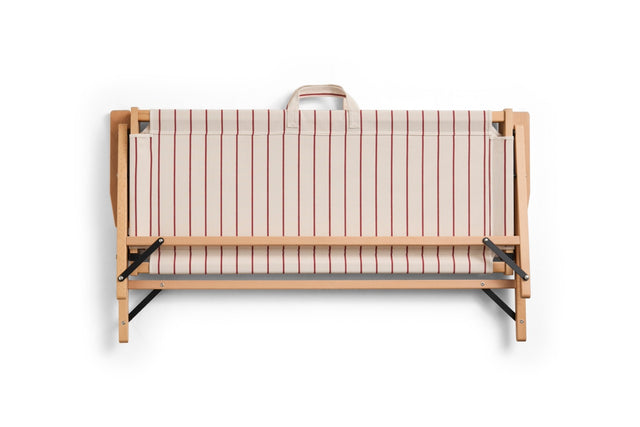 Klappsofa | Outdoor Market | Beige/Rot