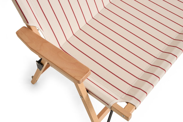 Klappsofa | Outdoor Market | Beige/Rot