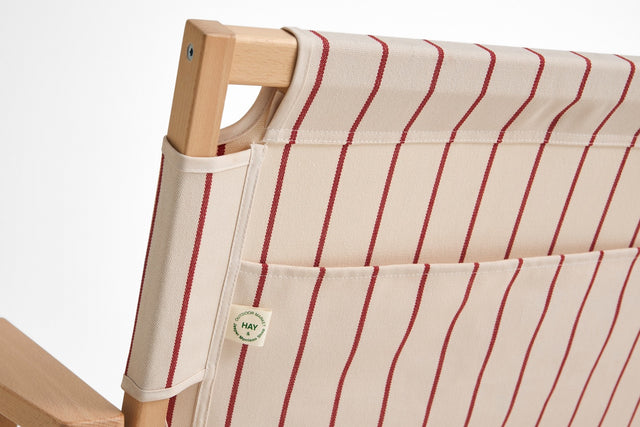 Klappsofa | Outdoor Market | Beige/Rot