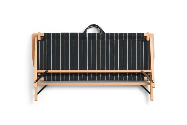 Klappsofa | Outdoor Market | Schwarz/Beige