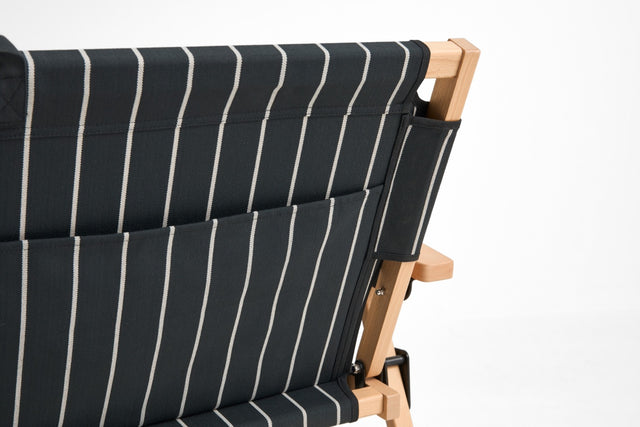 Klappsofa | Outdoor Market | Schwarz/Beige
