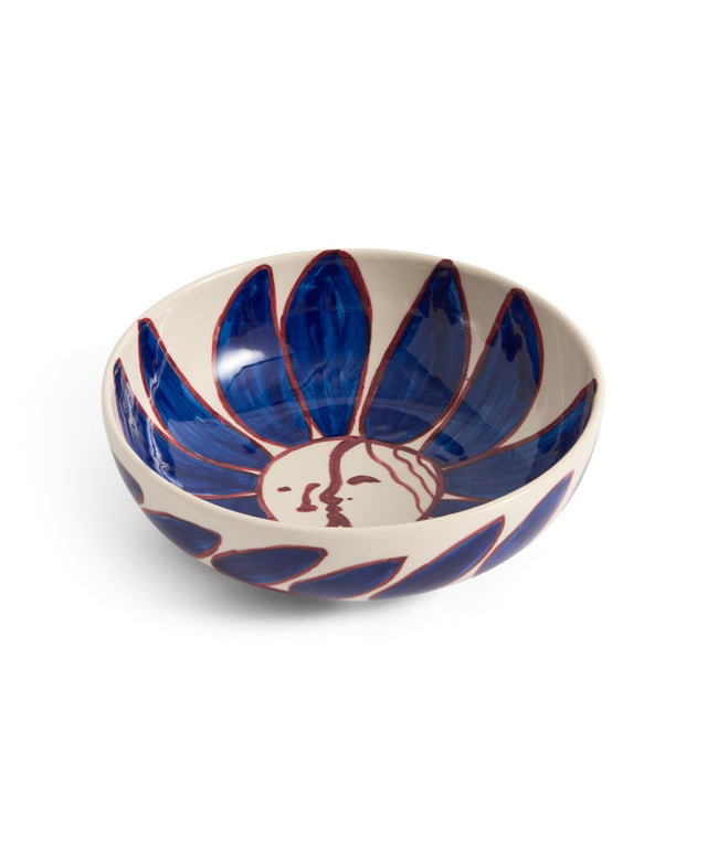 La Pittura Bowl - Ø18 - Deep blue flower