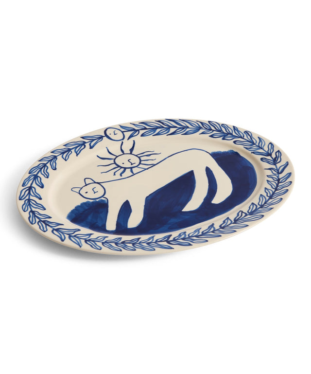 La Pittura Oval Serving Platter - L36,5 - Charlotte