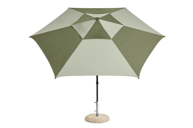 Parasol | Terrazza Parasol | Hexagon | Green and dark green