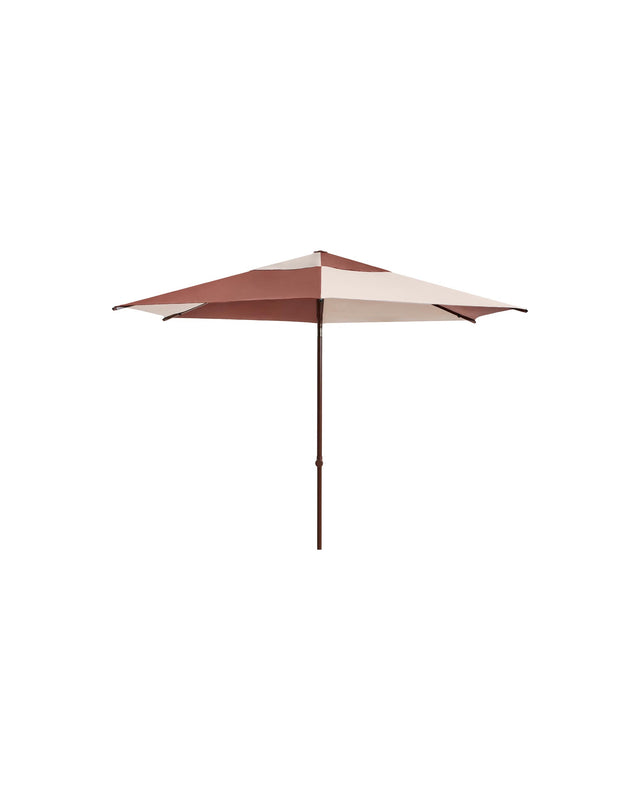 Sonnenschirm | Terrazza Parasol  | Hexagon | Off-white and burgundy