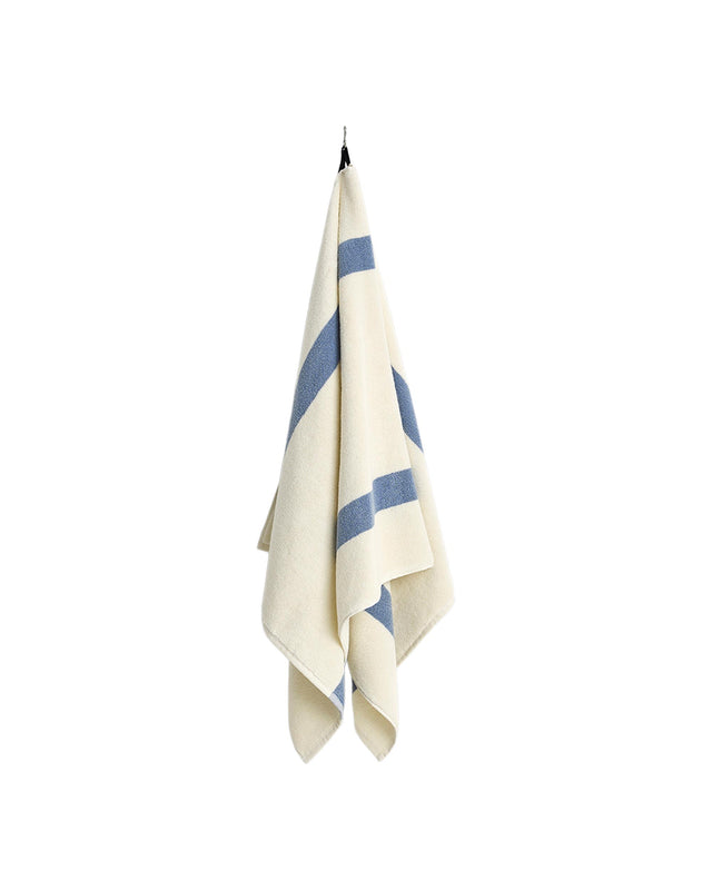 Duschtuch 70x140cm | Stripe | Dusty Blue