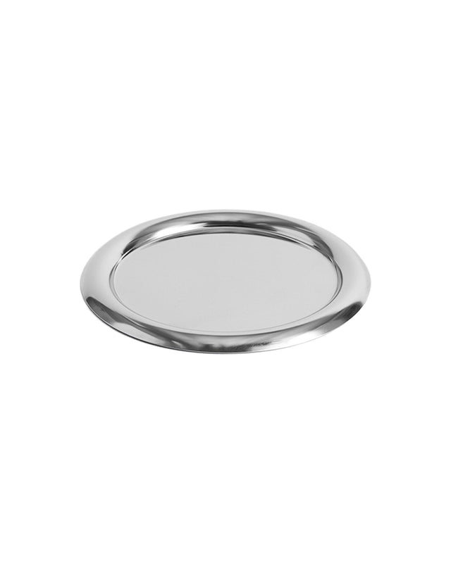 Tablett rund | Essential Steel | klein