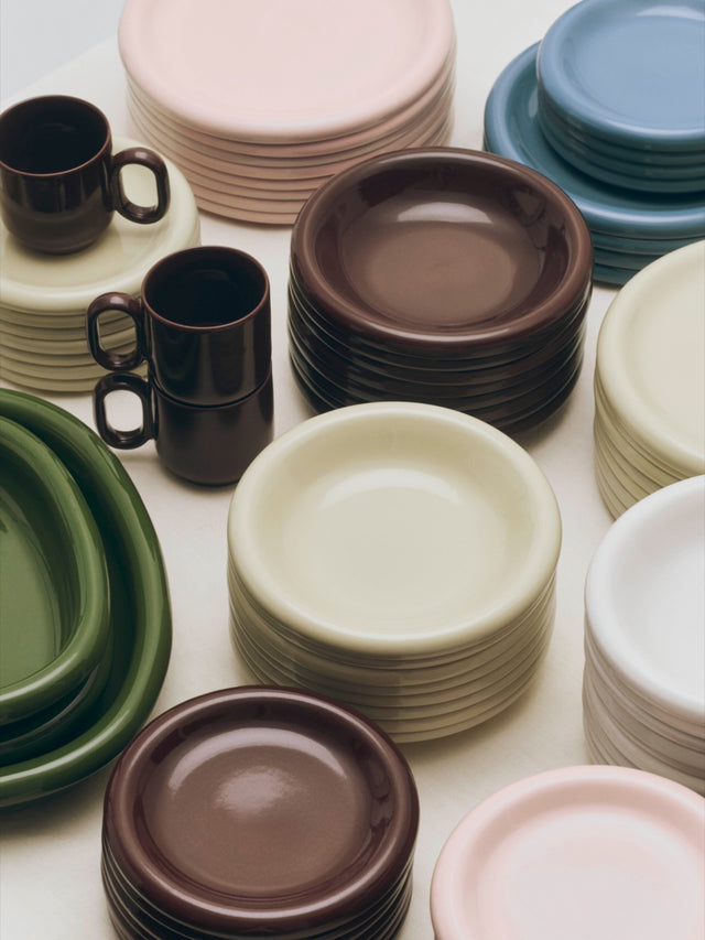 Teller | Barro | Burgundy Ø18 2er Set