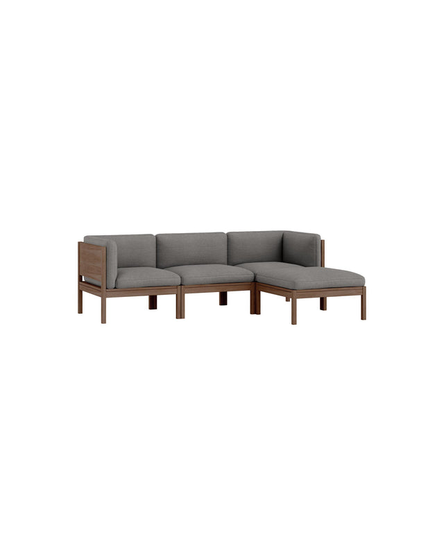 Moebe Sofa | 3-seater with side arms and chaise longue