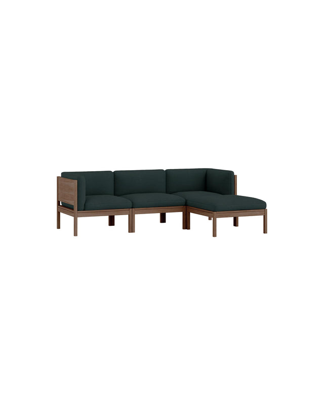 Moebe Sofa | 3-seater with side arms and chaise longue