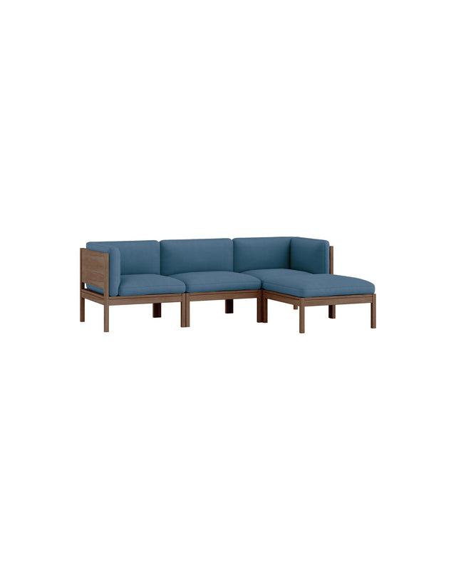 Moebe Sofa | 3-seater with side arms and chaise longue
