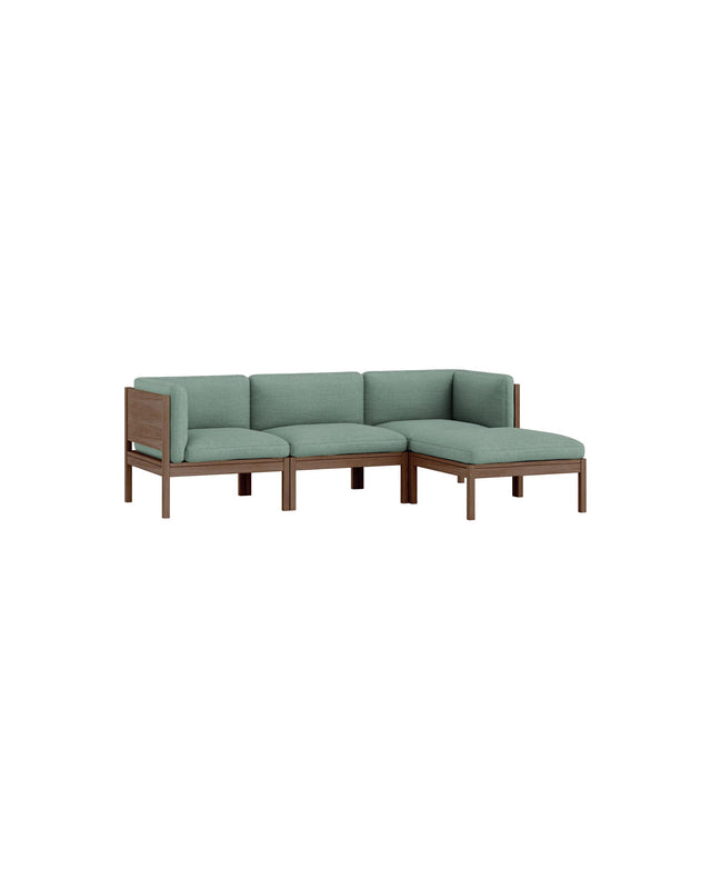 Moebe Sofa | 3-seater with side arms and chaise longue