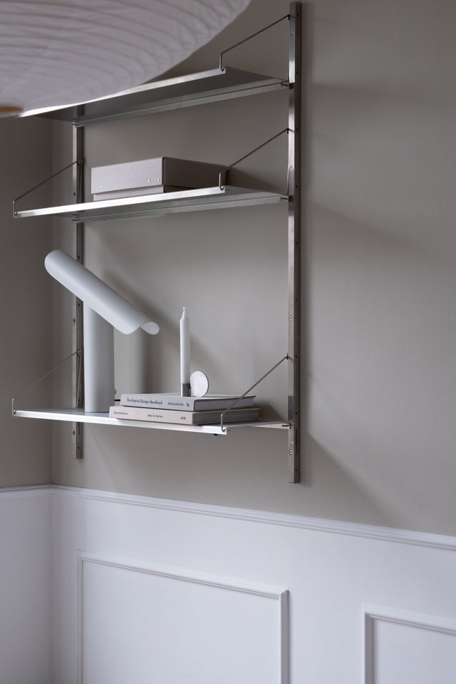 Wandregal | Shelf Library | Stainless Steel| 108,4