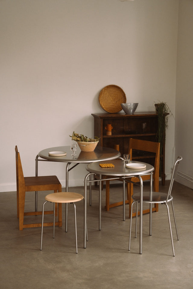 Tisch | Edelstahl Petit Rond Ø65