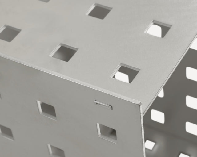 Rivet Box Table | Perforated Aluminum | Limited Edition