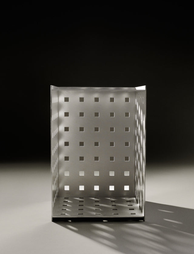 Rivet Box Table | Perforated Aluminum | Limited Edition