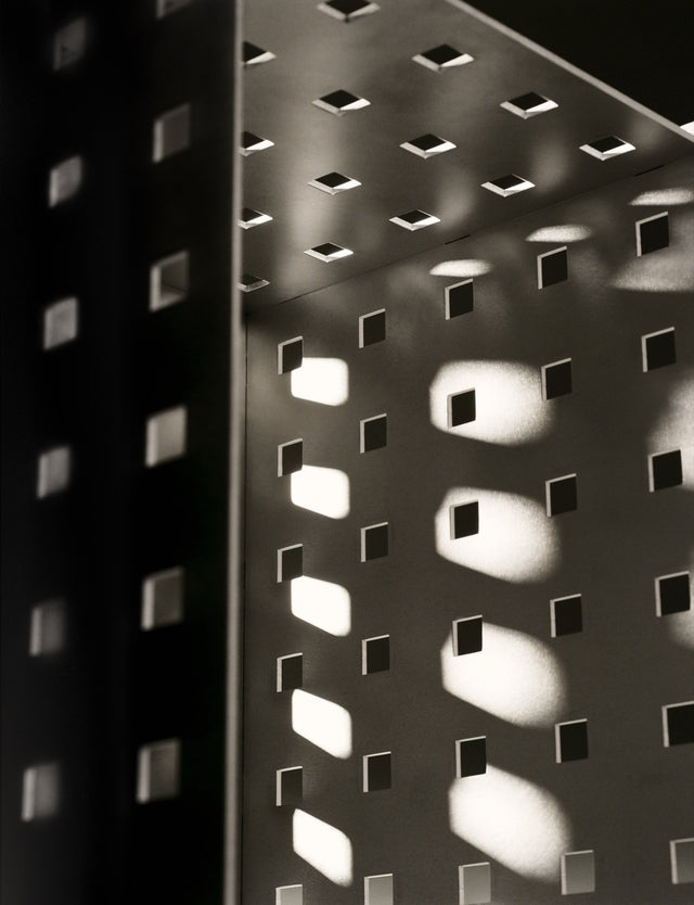 Rivet Box Table | Perforated Aluminum | Limited Edition