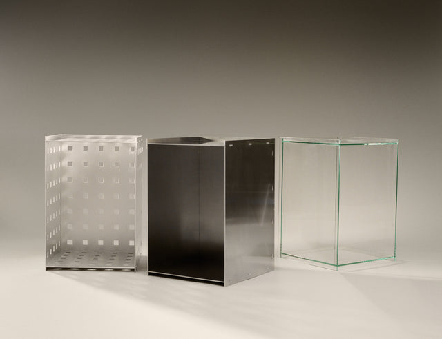 Rivet Box Table | Perforated Aluminum | Limited Edition