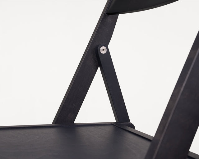 Folding Flat Chair | Ash Black Birch