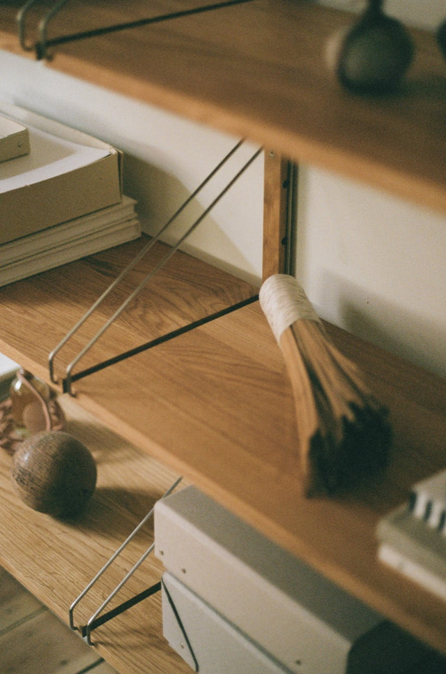 Wandregal | Shelf Library Single Section| Natural Oak | H185.2 / B80