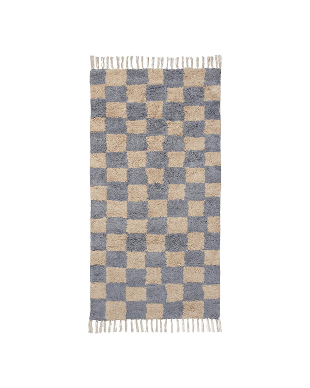 Teppich waschbar | Mara - Mist Blue / Warm Sand