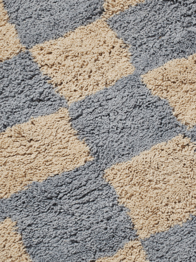 Teppich waschbar | Mara - Mist Blue / Warm Sand