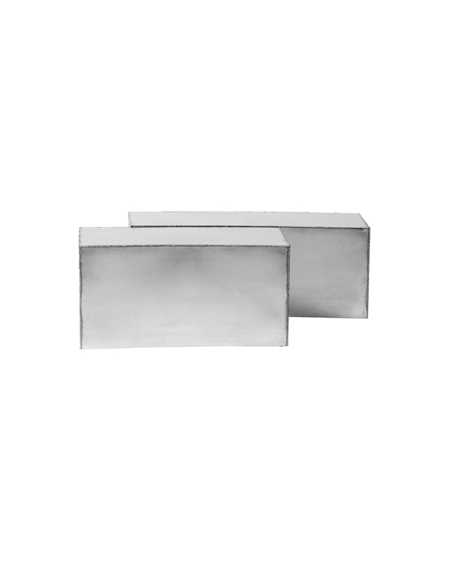 Couchtisch-Set | Ferra | Edelstahl