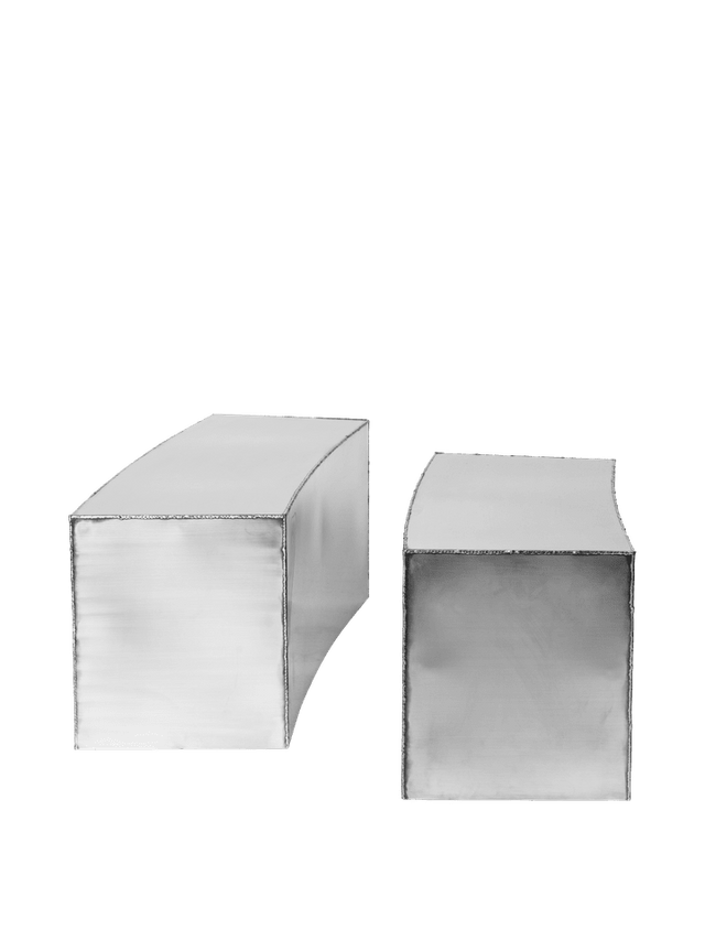Couchtisch-Set | Ferra | Edelstahl