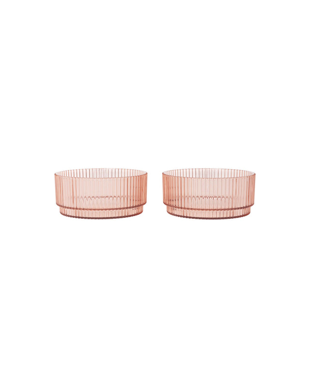 Kinderschüssel | Ripple | 2er-Set | Blush