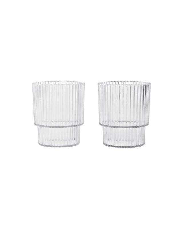 Kinderbecher | Ripple | 2er-Set | Klar