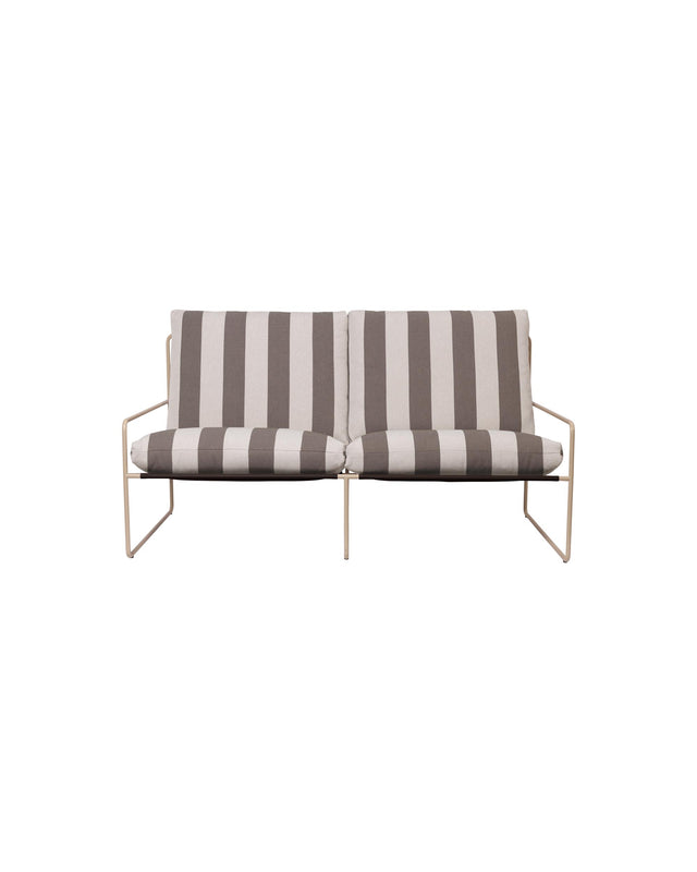 Outdoorsofa | Desert | 2 Seater gestreift