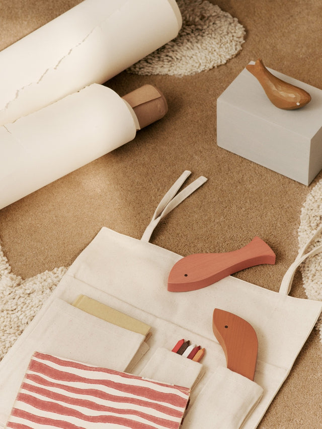 Aufbewahrung | Canvas Travel Pockets Natural