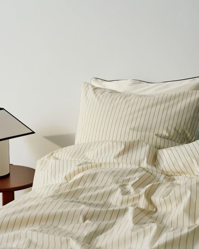 Kopfkissenbezug | Fineline Pillow Case | Ivory
