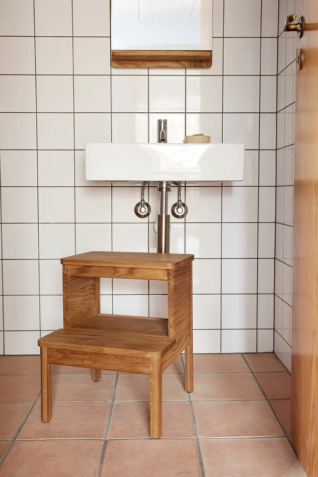 A Line step stool