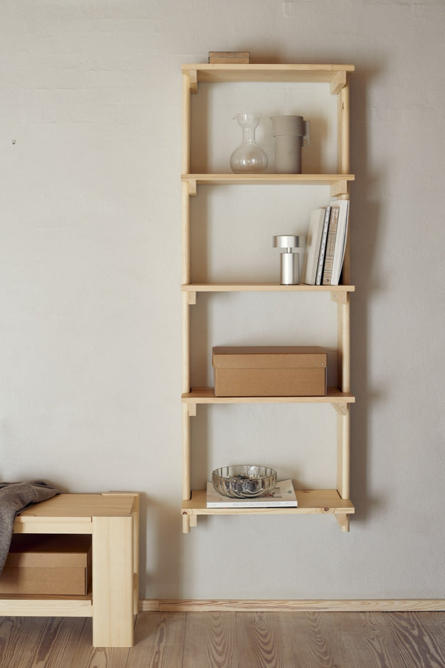 Wandregal mit 5 Böden | Beam