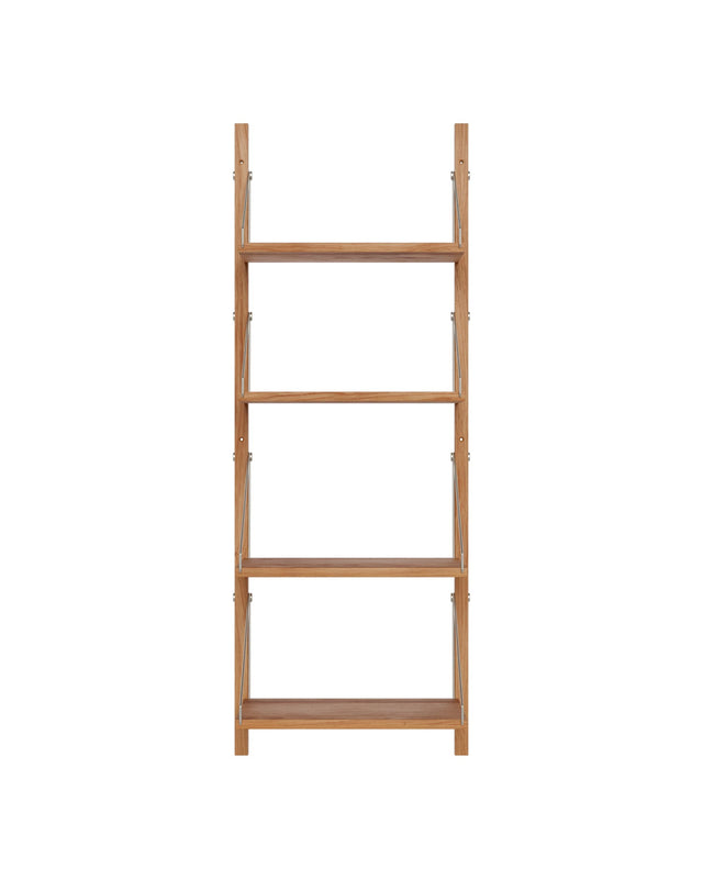 Wandregal | Shelf Library Single Section| Natural Oak | H114.8 / B40