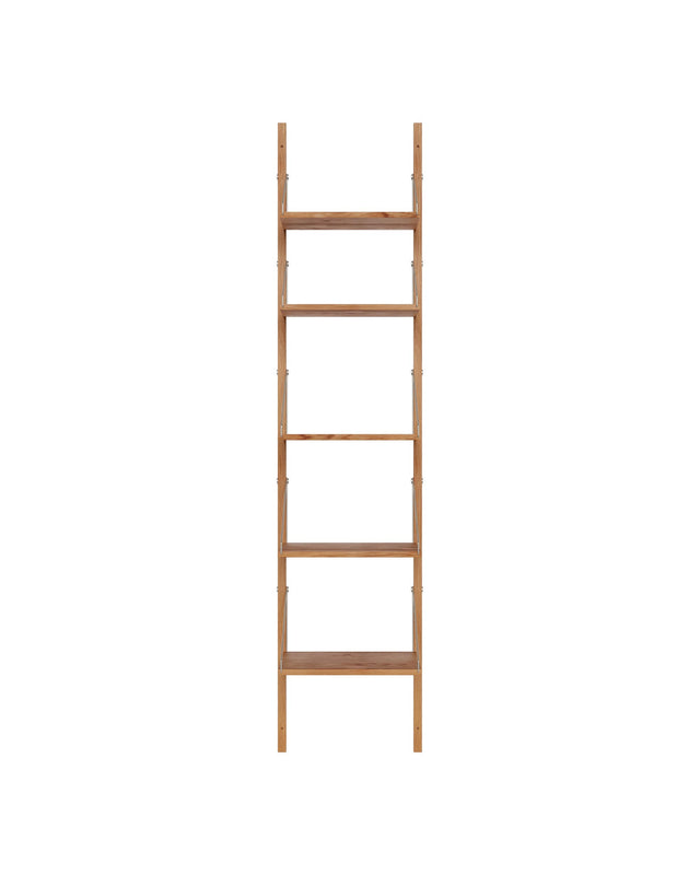 Wandregal | Shelf Library Single Section| Natural Oak | H185.2 / B40