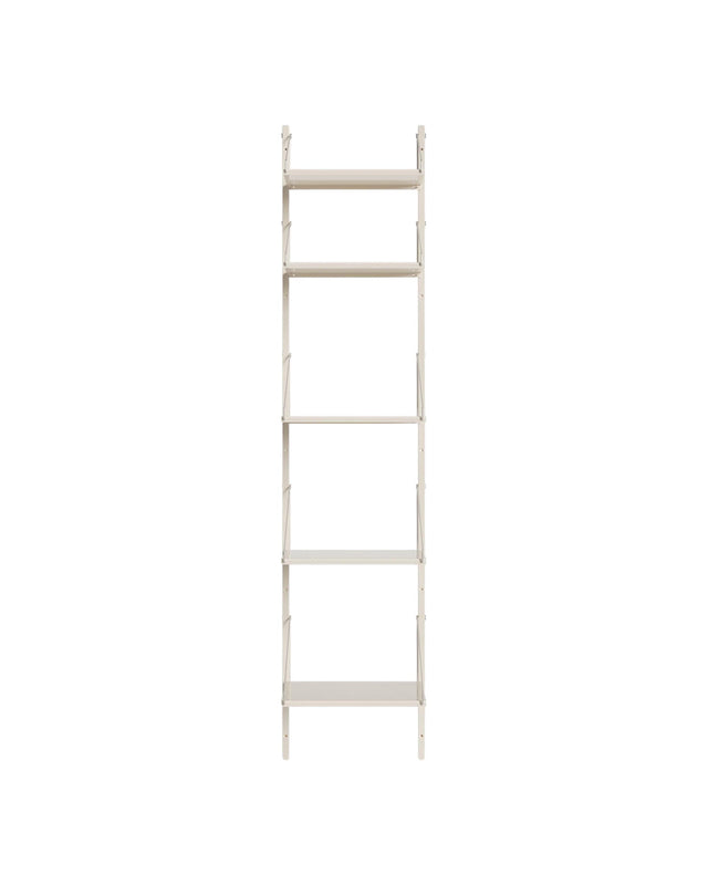 Wandregal | Shelf Library Single Section | Warm White Steel | H185.2 / B40