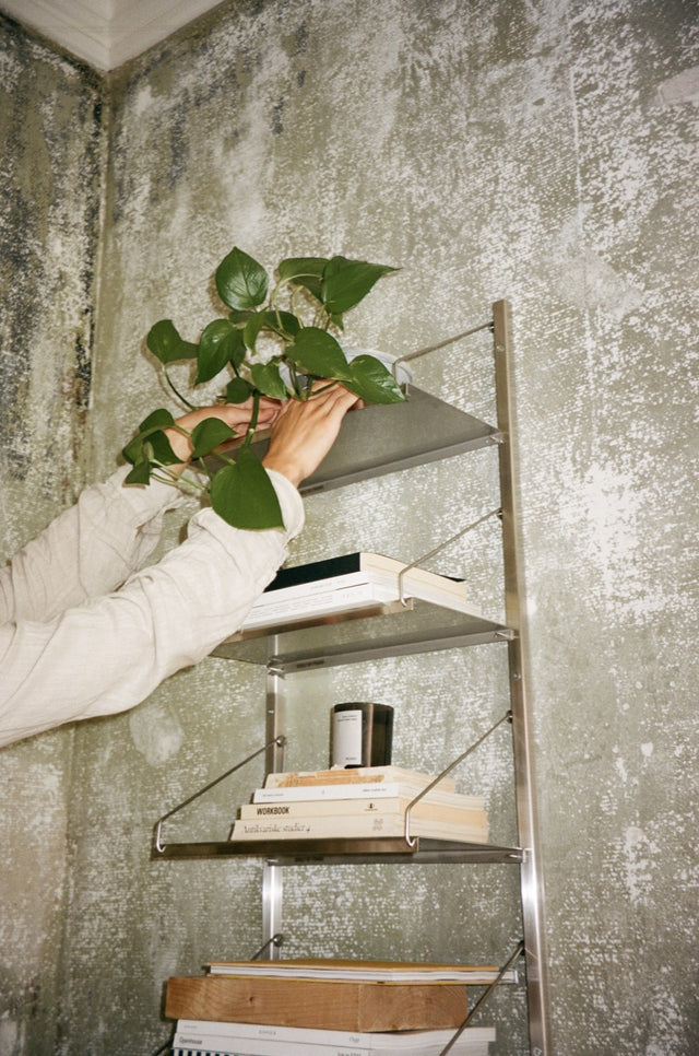 Wandregal | Shelf Library Single Section| Stainless Steel | H185.2 / B40