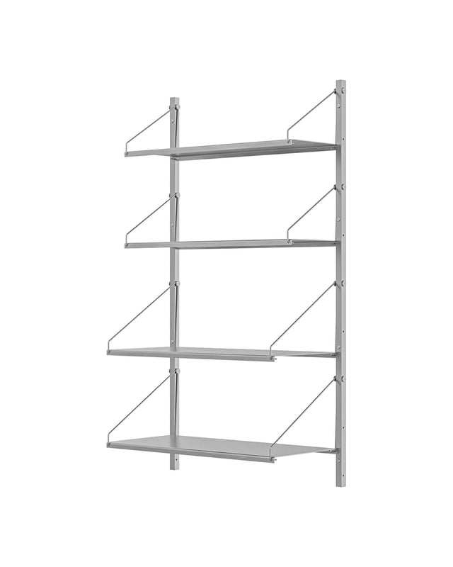Wandregal | Shelf Library Single Section| Stainless Steel | H108.4 / B60