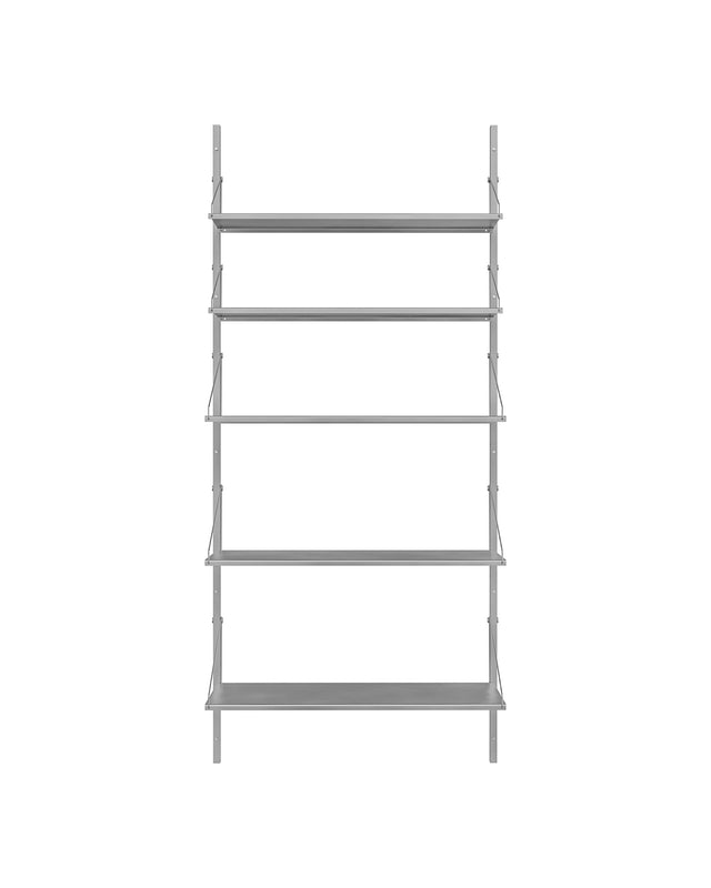 Wandregal | Shelf Library Single Section| Stainless Steel | H185.2 / B80