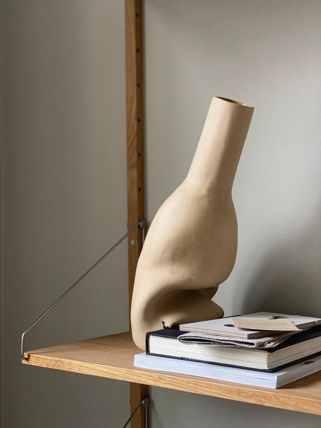 Wandregal | Shelf Library Single Section| Natural Oak | H114.8 / B80