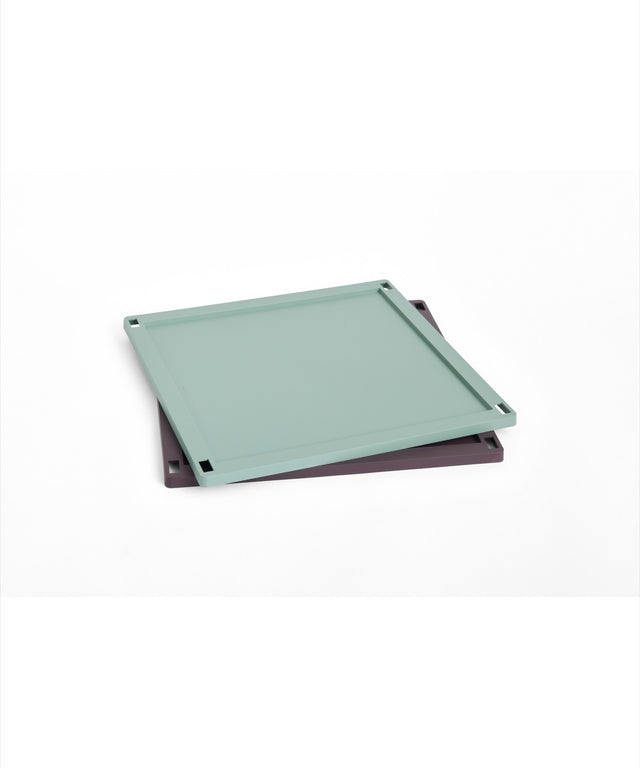 Deckel für Aufbewahrungsbox Colour Crate L Square aus Kunststoff
