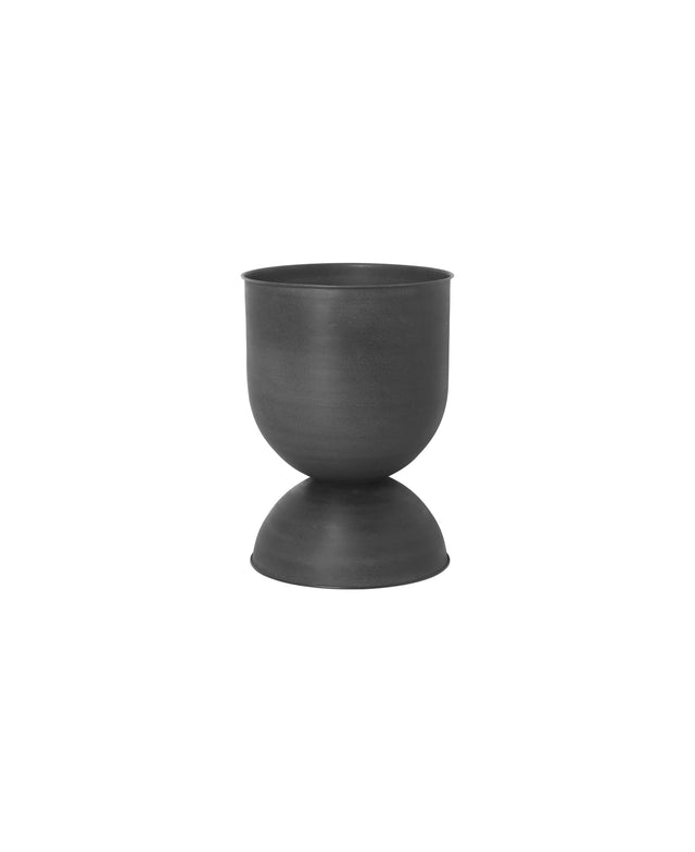 Plant pot | Hourglass | M | Black