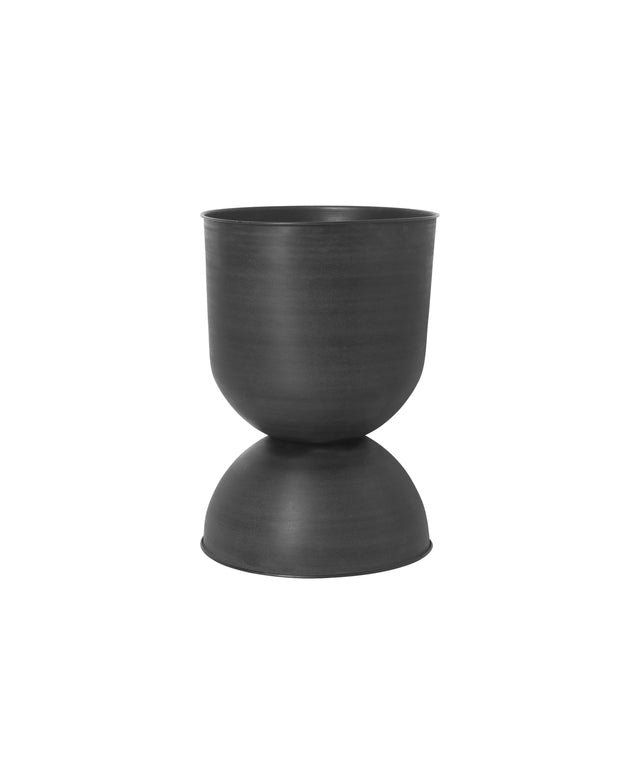Plant pot | Hourglass | L | Black
