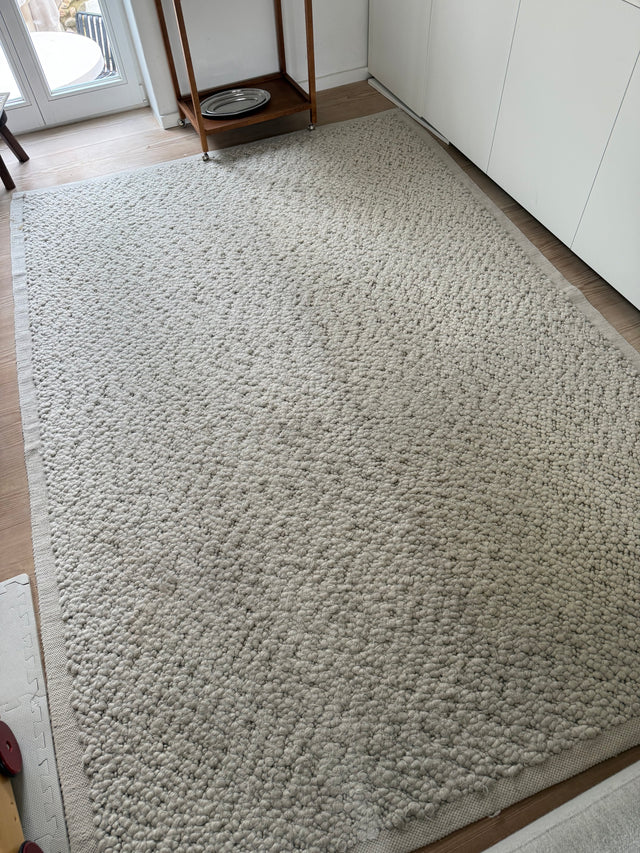 Teppich Gravel Rug 200x300cm Grau | B-Ware